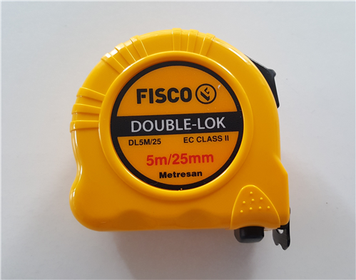 FISCO ÇELİK METRE DOUBLE-LOCK 5 M/25 mm DL